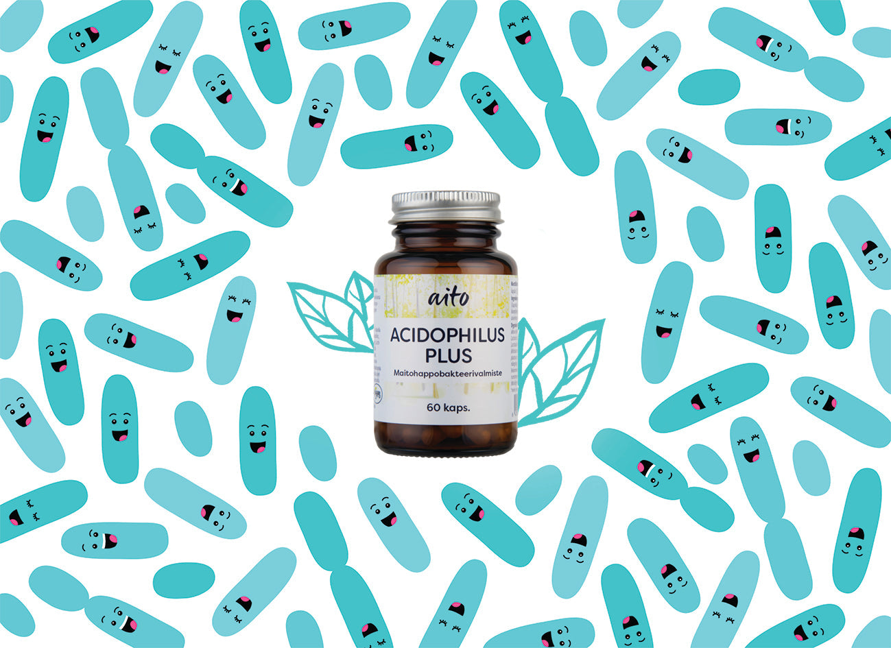 Aito Acidophilus Plus – tehokas maitohappobakteerituote aikuisille ja lapsille
