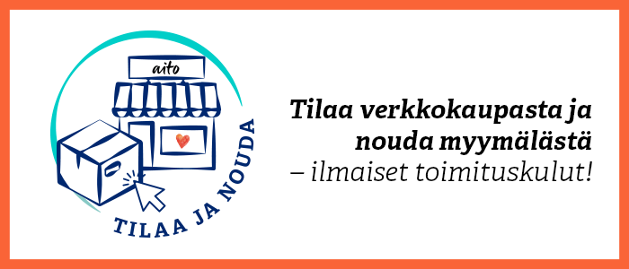 Tilaa verkkokaupasta ja nouda myymälästä