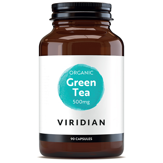 Viridian Luomu vihreä tee 500 mg 90 kaps