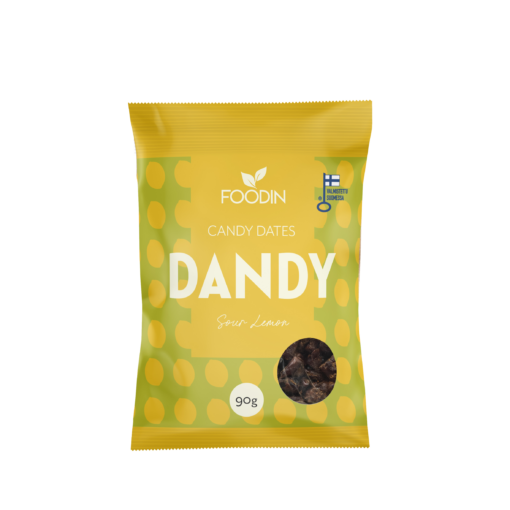 Dandy Candy Dates Sour Lemon 90 g " Karkki taateli"