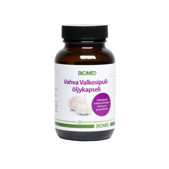 Vahva valkosipuliöljykapseli 90 kaps - Biomed