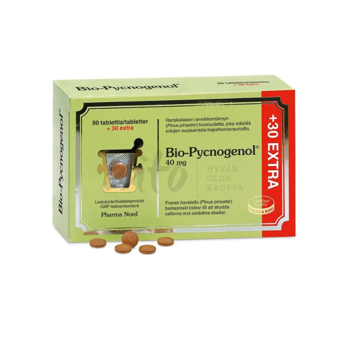 Bio-Pycnogenol® 40 mg 90+30 tabl - Pharma Nord