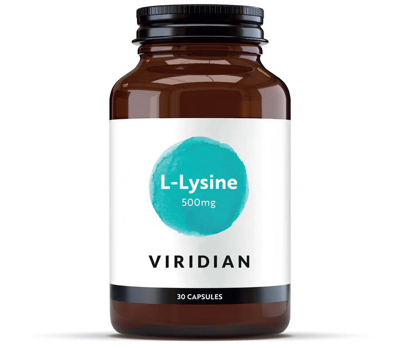 Viridian L-Lysiini (L-Lysine) 500mg 30 kaps