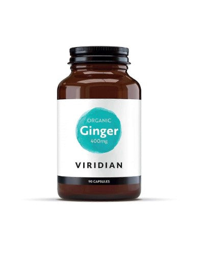 Viridian luomu inkivääri 400 mg 90 kaps