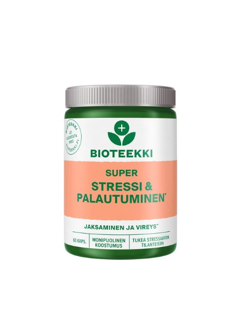 SUPER Stressi ja Palautuminen 60 kaps. BIOTEEKKI