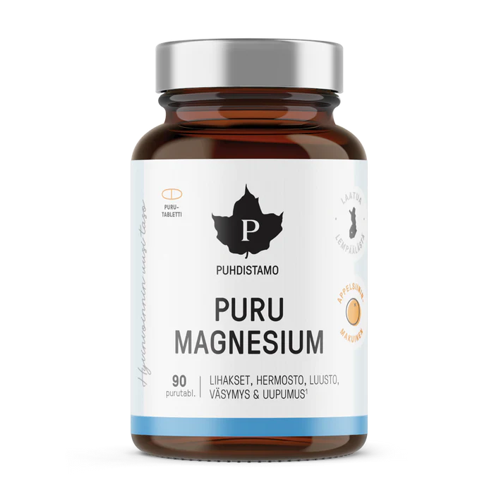Puru magnesium 90 tabl - Puhdistamo