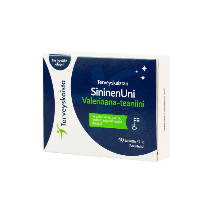 SininenUni Valeriaana-teaniini 40 tabl - Terveyskaista