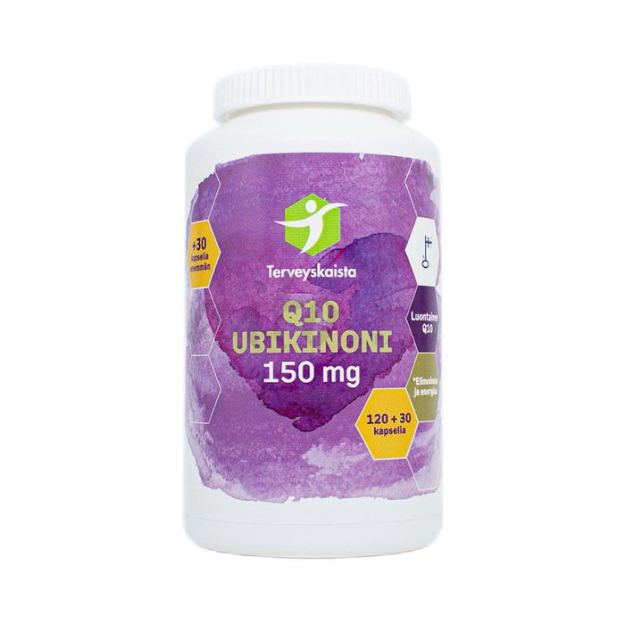 Ubikinoni 150 mg 120+30 kaps - Terveyskaista