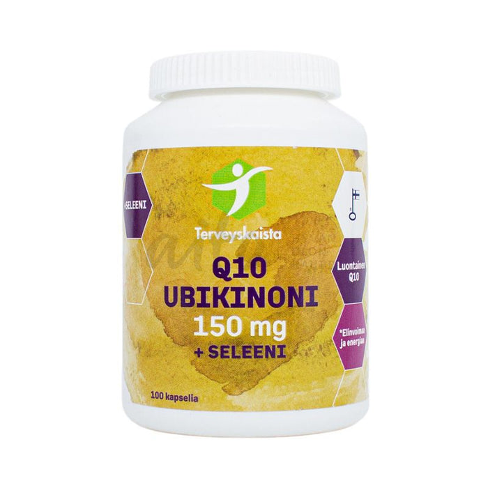 Ubikinoni 150 mg + Seleeni 100 kaps - Terveyskaista