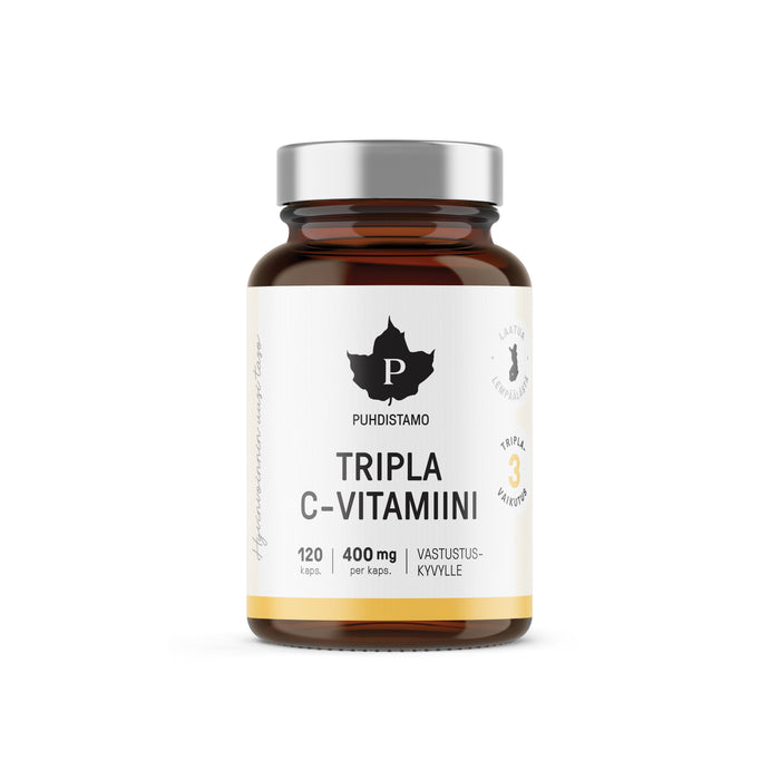 Tripla C-vitamiini 120 kaps - Puhdistamo