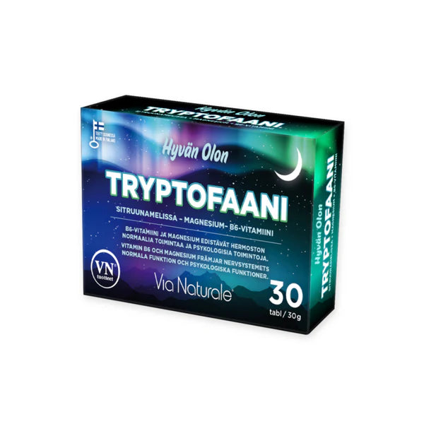 Hyvän olon TRYPTOFAANI 30 tabl /30g. Via Naturale