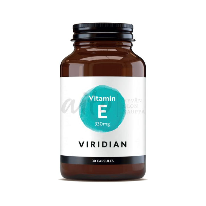 Viridian luonnollinen E-vitamiini 400iu 30 kaps