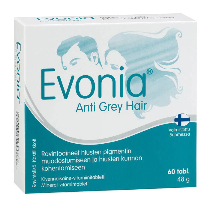 Evonia Anti Grey Hair 60 tabl - Hankintatukku