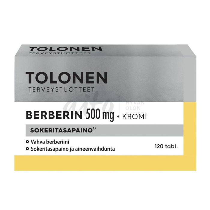 Tolonen Berberin + kromi 120 tabl