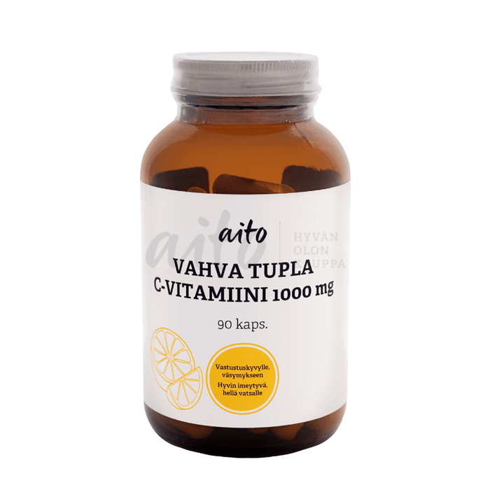 Aito Vahva Tupla C-Vitamiini 1000 Mg 90 Kaps. Ait