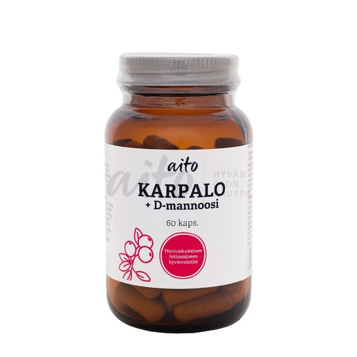 Aito Karpalo + D-Mannoosi 60 kaps