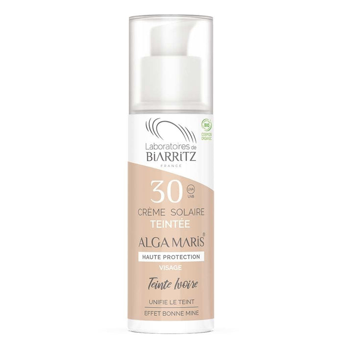 Alga Maris sävyttävä aurinkovoide kasvoille SPF30, Ivory 50 ml