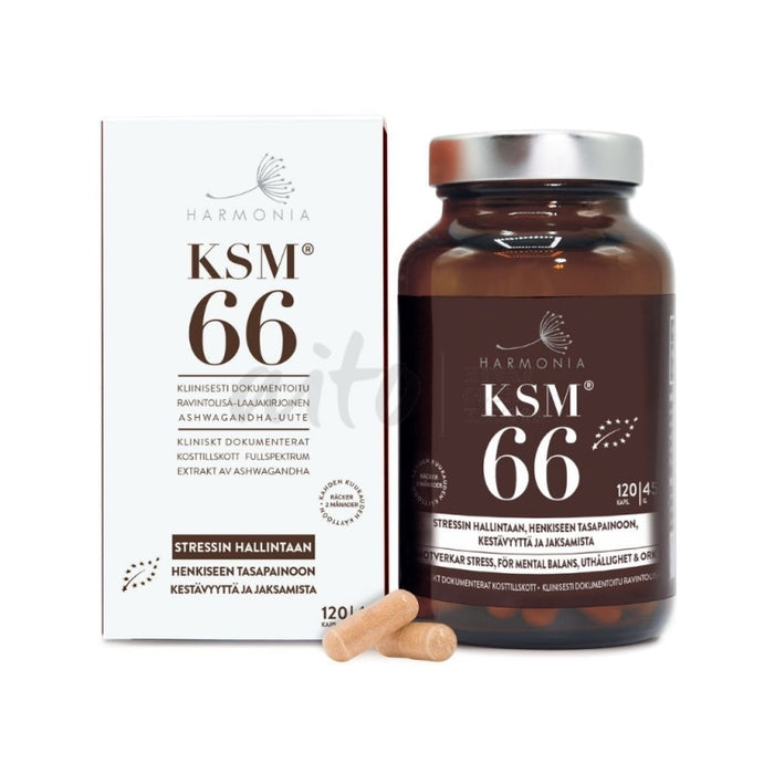 Harmonia Ksm66® Ashwagandhauute 120 Kaps Misc