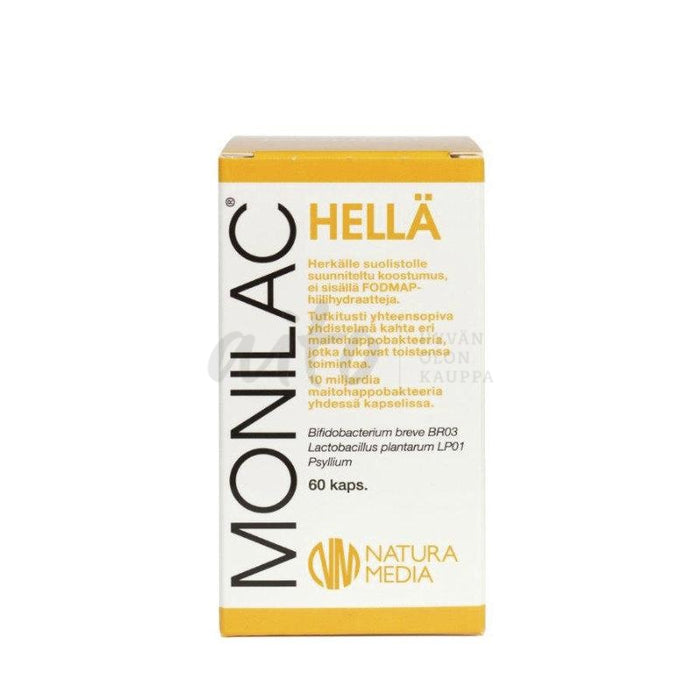 Monilac Hellä Maitohappobakteeri 60 Kps - Natura Media Misc