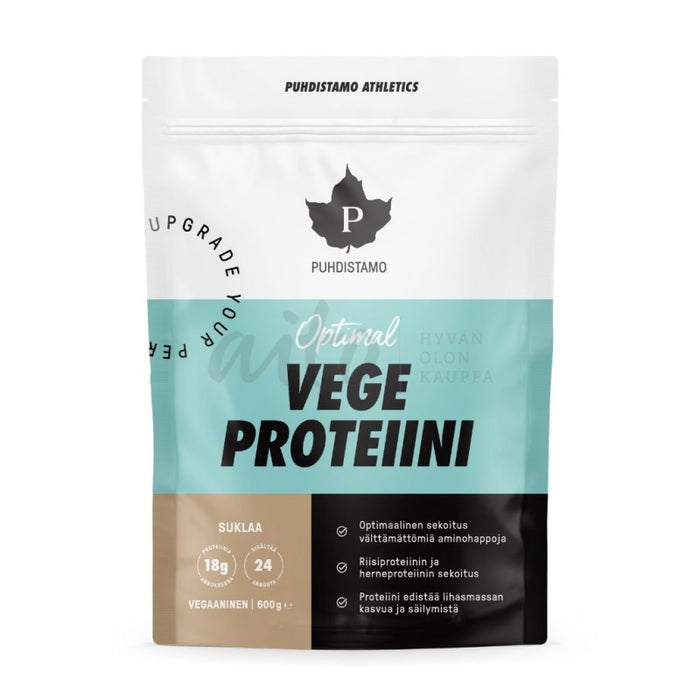 Julki Vasta 15.3. Optimal Vege Proteiini Suklaa 600 G - Puhdistamo Misc