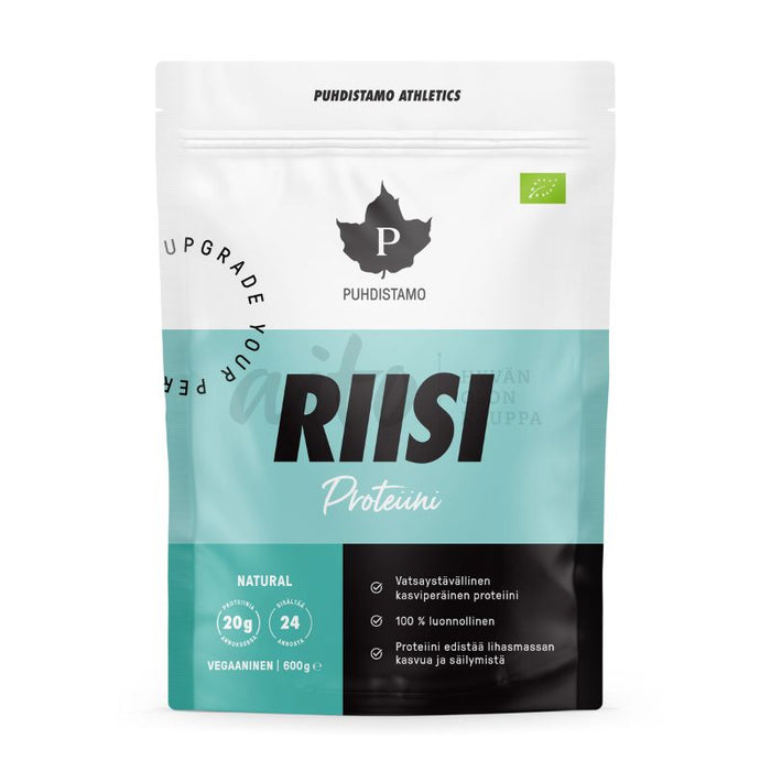 Riisiproteiini Maustamaton 600 g - Puhdistamo