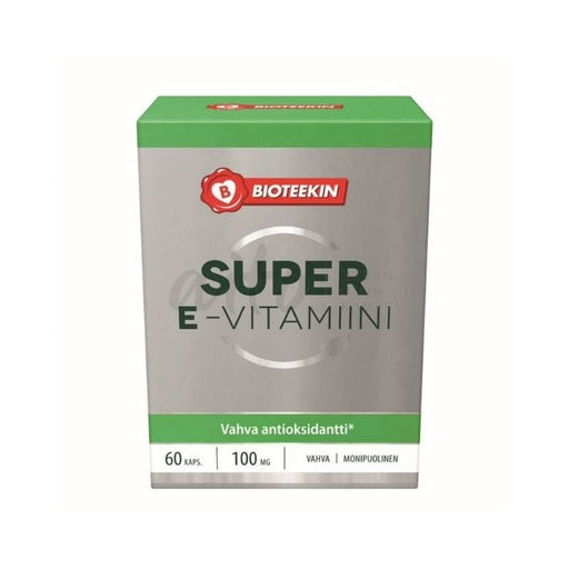 Super E-Vitamiini 60 Kaps - Bioteekki Misc