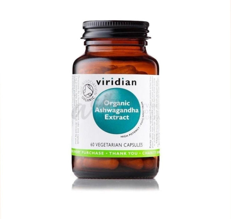 Viridian Luomu Ashwagandhauute (Ksm-66) 60 Kaps. Vir