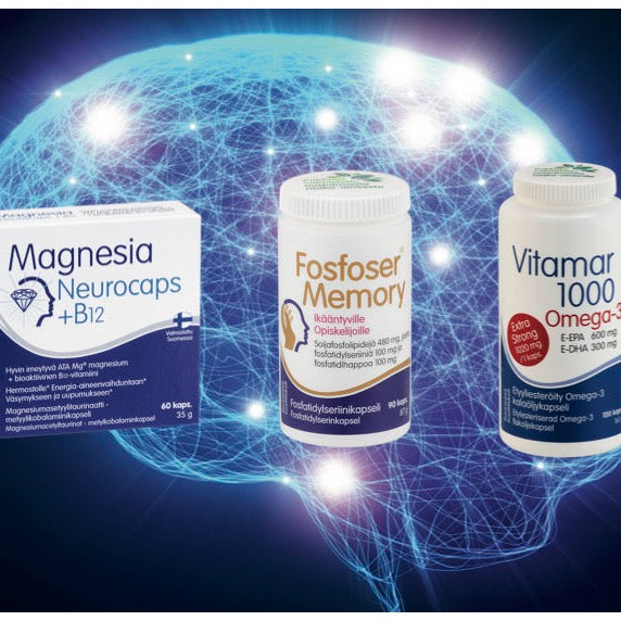 Mitä rasvoja ja magnesiumia aivoille?