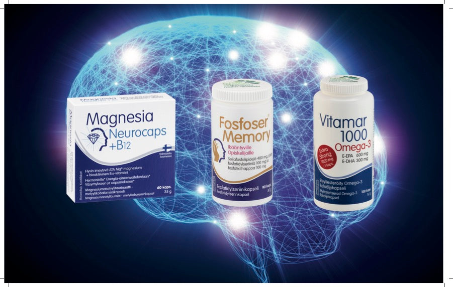 Mitä rasvoja ja magnesiumia aivoille?