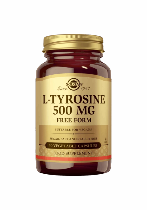 L-Tyrosiini 500mg -Solgar