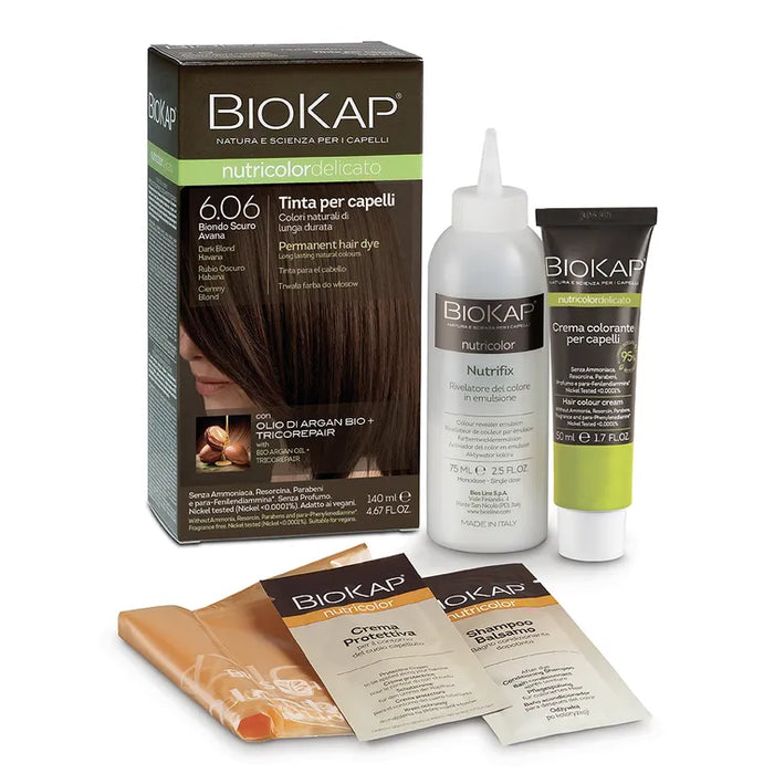 Biokap Nutricolor - Kestoväri 6.06 Dark Blond Havana