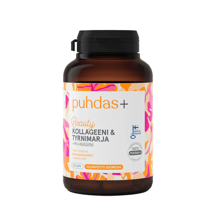 Puhdas+ Beauty Kollageeni & Tyrnimarja 120 kaps