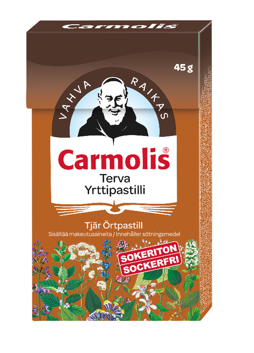 Carmolis Terva yrttipastilli 45g - Bertil's health