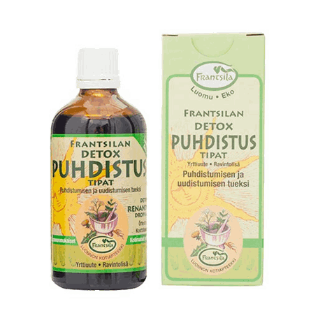 Detox Puhdistustipat 100ml - Frantsila