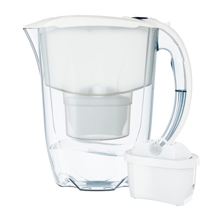 AQUAPHOR vedensuodatuskannu Amethyst MF+ (valkoinen) 2,8l
