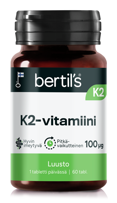 Bertil`s K2 -vitamiini 100µg 60tabl