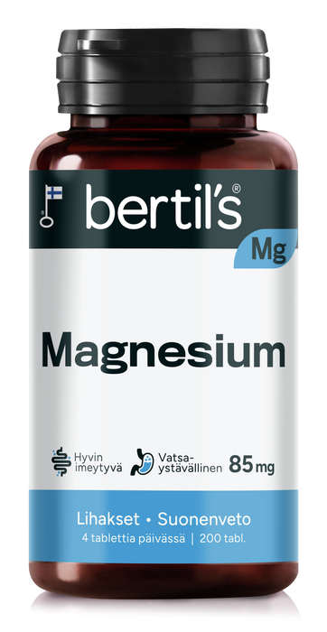 Bertil's Magnesium 200 tabl - Bertil's health