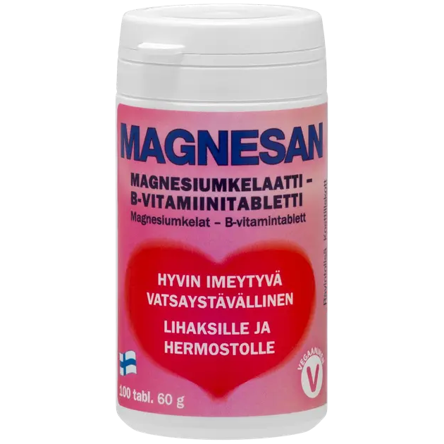 Magnesan magnesiumkelaatti 100 tabl.