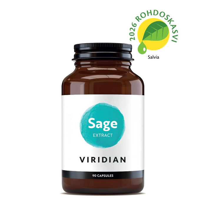 Viridian vahva salviauute 90 kaps