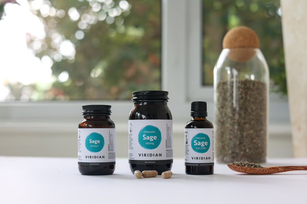 Viridian Luomu salvia 400 mg 30 kaps