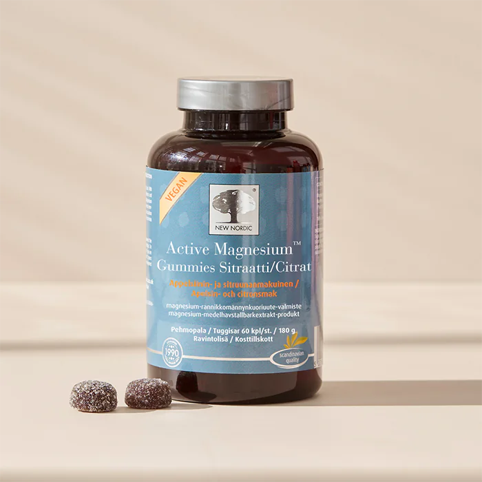 Active Magnesium Gummies Sitraatti -pehmopalat 60kpl