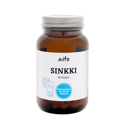 Sinkki edistäminen immuunijärjestelmän normaalin toiminnan tukemiseksi, solujen suojaaminen hapettumisstressiltä sekä sen rooli muun muassa hedelmällisyyden, luuston, hiusten, kynsien ja ihon normaalin tilan ylläpitämisessä. Se edistää myös normaalia A-vitamiinin ja rasvahappojen aineenvaihduntaa sekä normaalia kognitiivista toimintaa.