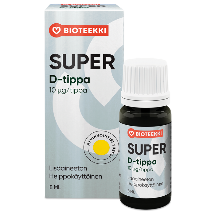 Super D-tippa 8 ml - Bioteekki