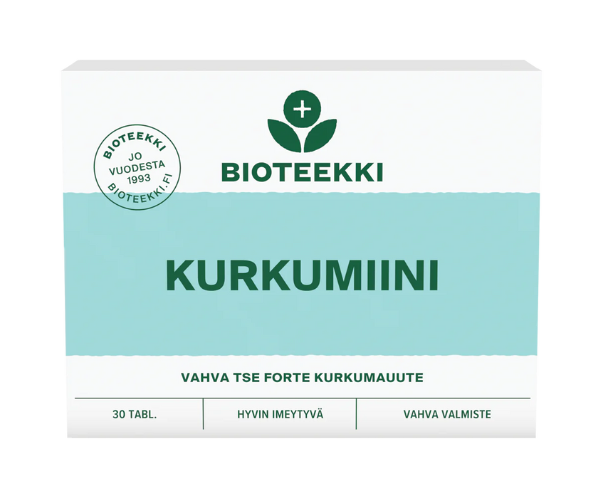 Kurkumiini 30 tabl - Bioteekki