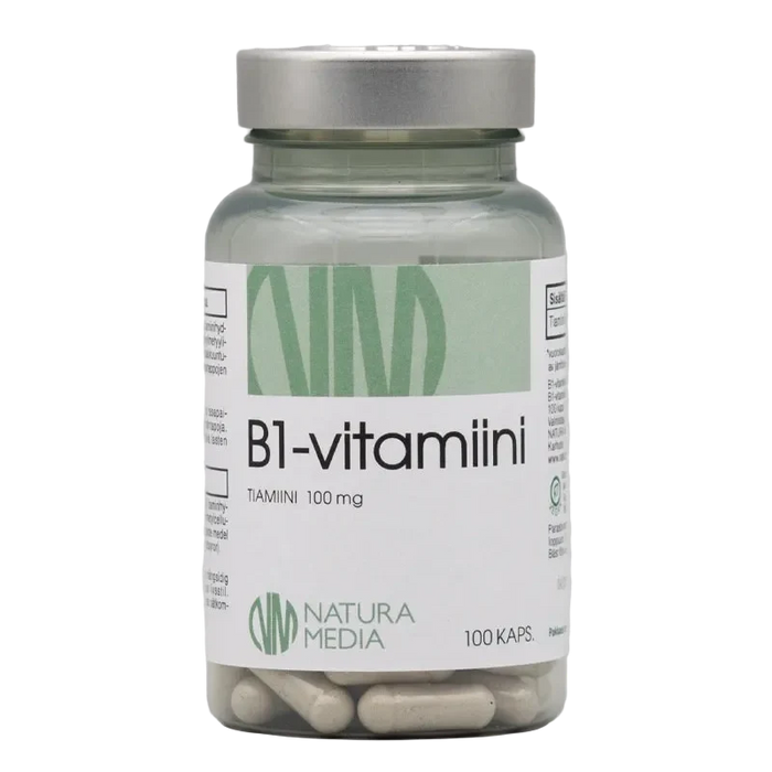 B1-vitamiini 100 mg 100 kaps.