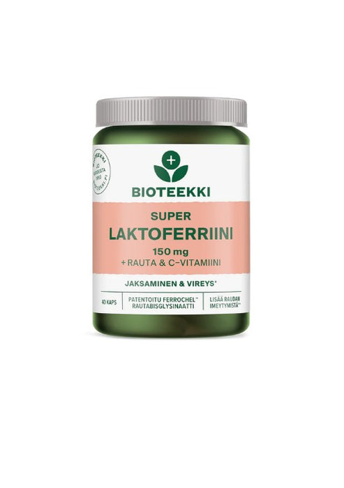 Super laktoferriini 40 kaps - Bioteekki