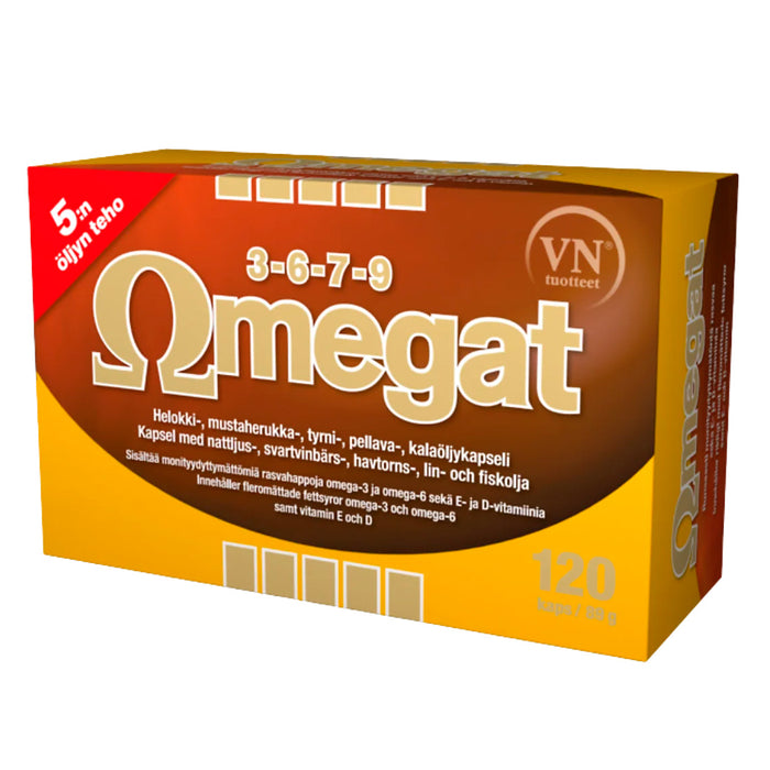 Omegat 3-6-7-9 120 kaps | Via Naturale