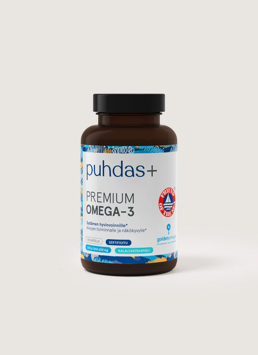 Puhdas+ Premium Omega-3 90 kaps