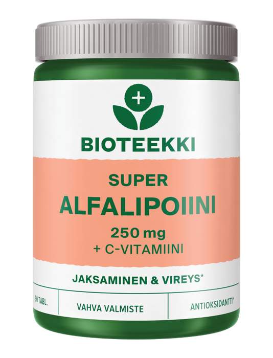 Super Alfalipoiini + C 90 tabl - Bioteekki