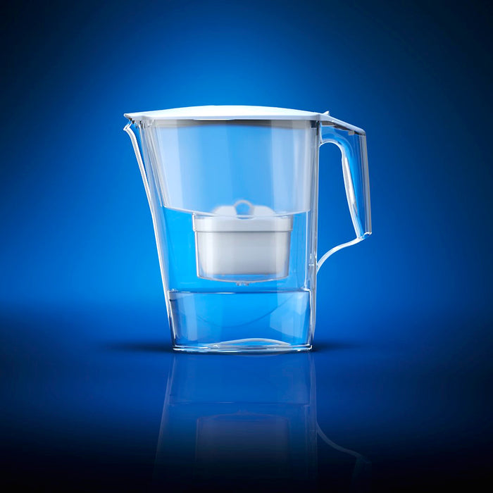AQUAPHOR vedensuodatuskannu Amethyst MF+ (valkoinen) 2,8l